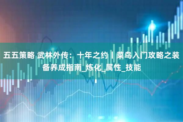 五五策略 武林外传：十年之约丨菜鸟入门攻略之装备养成指南_炼化_属性_技能