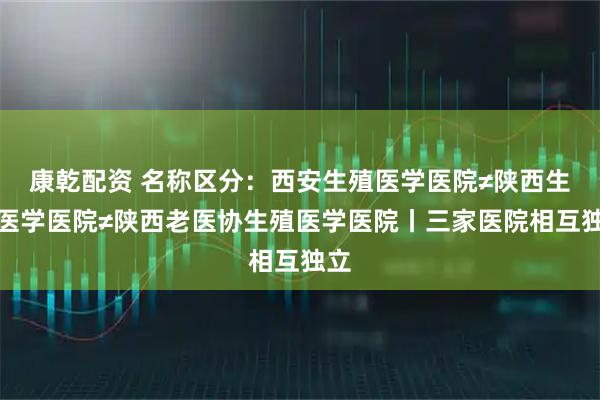 康乾配资 名称区分：西安生殖医学医院≠陕西生殖医学医院≠陕西老医协生殖医学医院丨三家医院相互独立